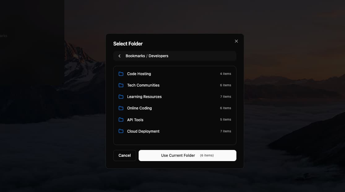 select-folder-for-export